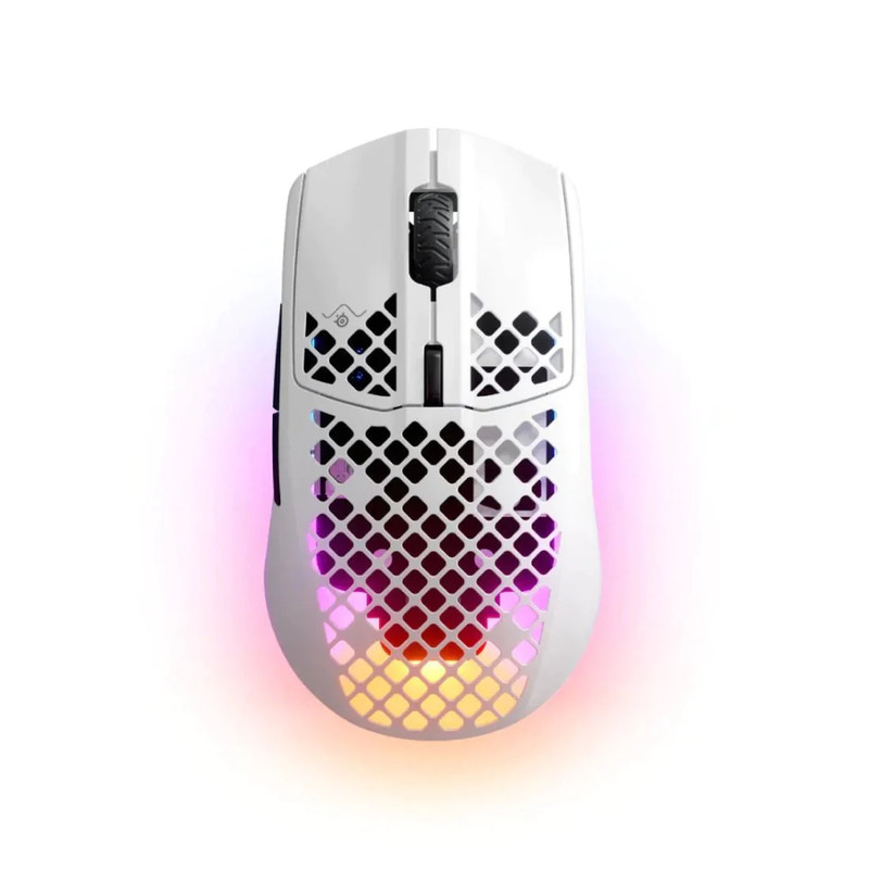 SteelSeries Aerox 3 Wireless Gaming Mouse 2022 Edition - Snow - فأرة